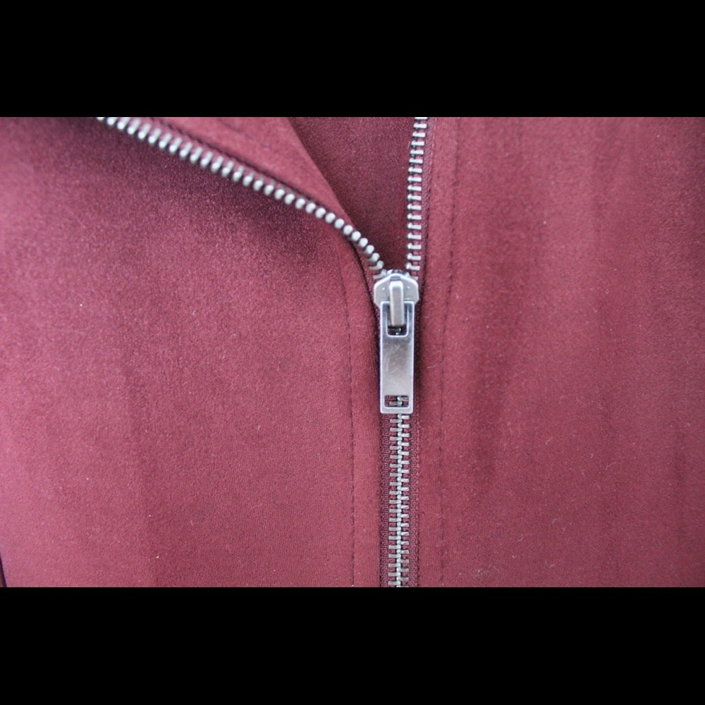 Suede moto jacket - Picture 4 of 5